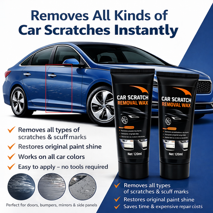 Scratch Removal Wax – Pack of 2 for Cars & Bikes