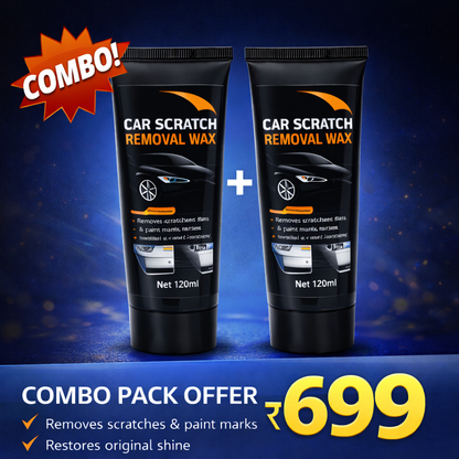 Scratch Removal Wax – Pack of 2 for Cars & Bikes